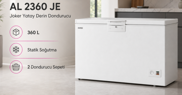 Altus AL-2360 JE Joker E Enerji Derin Dondurucu 360 Litre sandık